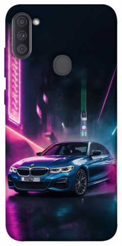 Чехол itsPrint Неоновое BMW для Samsung Galaxy A11
