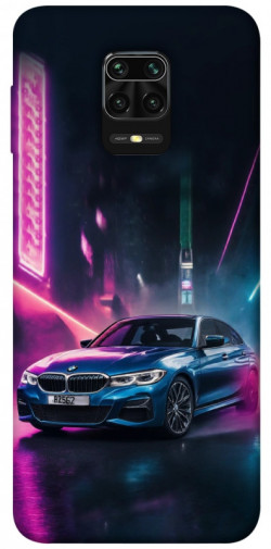 Чехол itsPrint Неоновое BMW для Xiaomi Redmi Note 9s / Note 9 Pro / Note 9 Pro Max