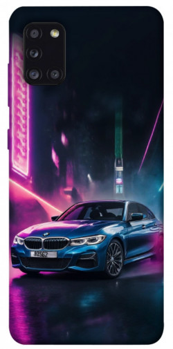 Чехол itsPrint Неоновое BMW для Samsung Galaxy A31