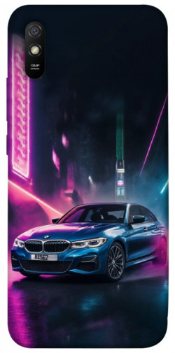 Чехол itsPrint Неоновое BMW для Xiaomi Redmi 9A