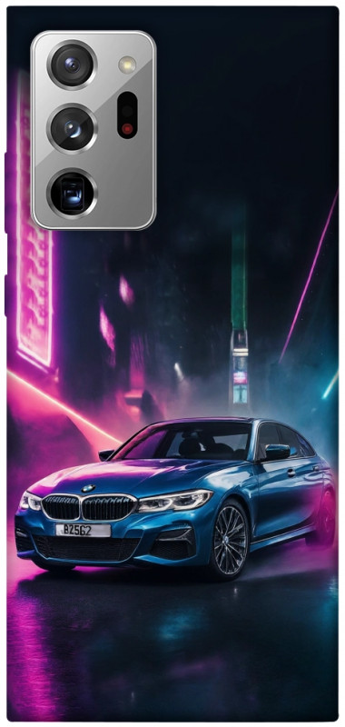 Чехол itsPrint Неоновое BMW для Samsung Galaxy Note 20 Ultra, авто, купить оптом с доставкой