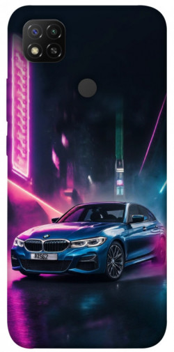 Чехол itsPrint Неоновое BMW для Xiaomi Redmi 9C