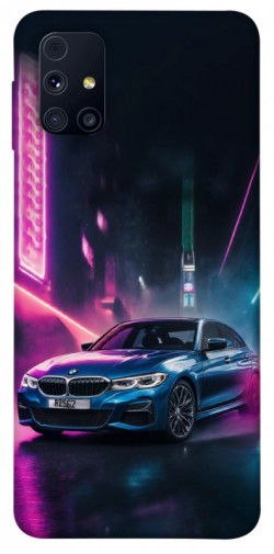 Чехол itsPrint Неоновое BMW для Samsung Galaxy M31s