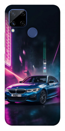 Чехол itsPrint Неоновое BMW для Realme C15