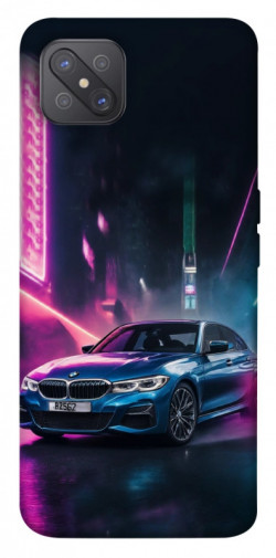 Чехол itsPrint Неоновое BMW для Oppo A92s