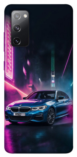 Чехол itsPrint Неоновое BMW для Samsung Galaxy S20 FE