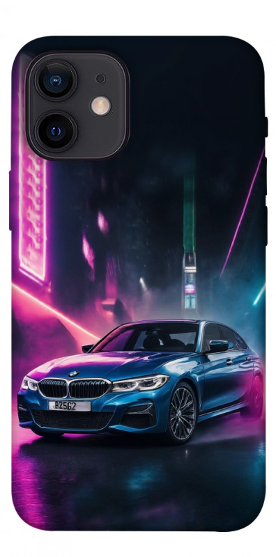 Чехол itsPrint Неоновое BMW для Apple iPhone 12 mini (5.4"), авто, купить оптом с доставкой