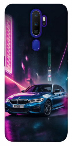Чехол itsPrint Неоновое BMW для Oppo A5 (2020) / Oppo A9 (2020)