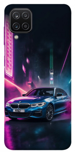 Чехол itsPrint Неоновое BMW для Samsung Galaxy A12