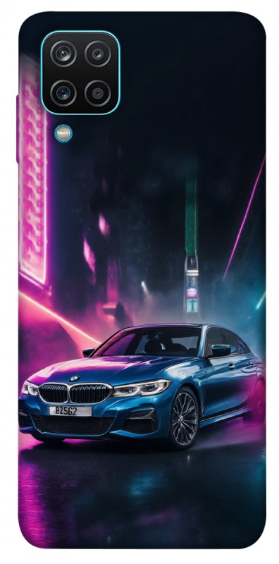 Чехол itsPrint Неоновое BMW для Samsung Galaxy A12, авто, купить оптом с доставкой