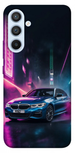 Чехол itsPrint Неоновое BMW для Samsung Galaxy A54 5G