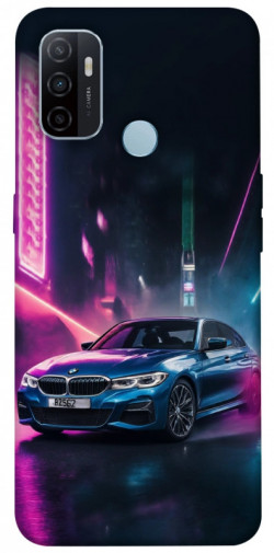 Чехол itsPrint Неоновое BMW для Oppo A53 / A32 / A33