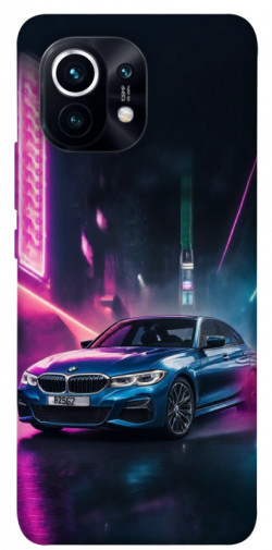 Чехол itsPrint Неоновое BMW для Xiaomi Mi 11
