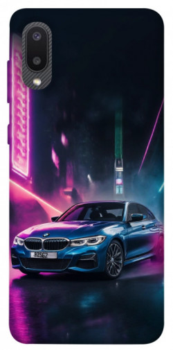 Чехол itsPrint Неоновое BMW для Samsung Galaxy A02