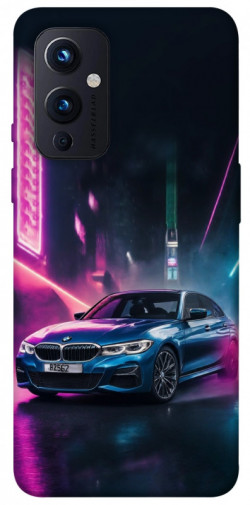 Чехол itsPrint Неоновое BMW для OnePlus 9