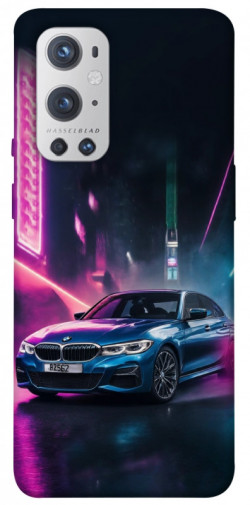 Чехол itsPrint Неоновое BMW для OnePlus 9 Pro