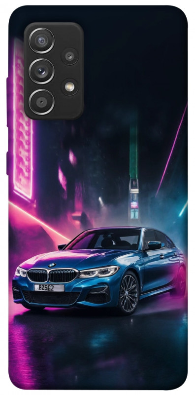 Чехол itsPrint Неоновое BMW для Samsung Galaxy A52 4G / A52 5G, авто, купить оптом с доставкой