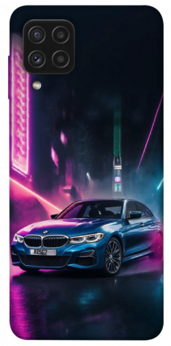 Чехол itsPrint Неоновое BMW для Samsung Galaxy A22 4G