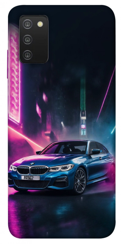 Чехол itsPrint Неоновое BMW для Samsung Galaxy A03s, авто, купить оптом с доставкой