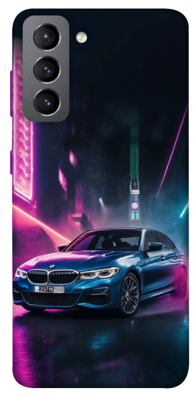 Чехол itsPrint Неоновое BMW для Samsung Galaxy S21 FE, авто, купить оптом с доставкой