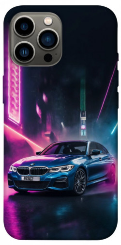 Чехол itsPrint Неоновое BMW для Apple iPhone 13 Pro Max (6.7")