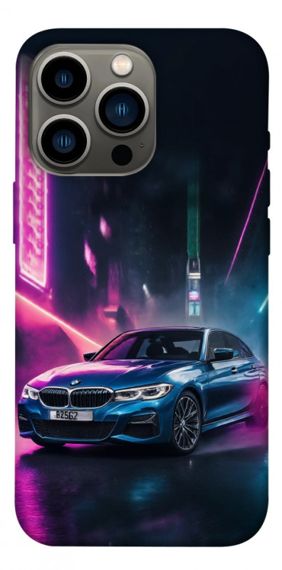 Чехол itsPrint Неоновое BMW для Apple iPhone 13 Pro (6.1"), авто, купить оптом с доставкой