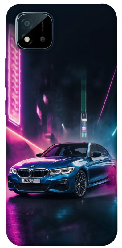 Чехол itsPrint Неоновое BMW для Realme C11 (2021), авто, купить оптом с доставкой