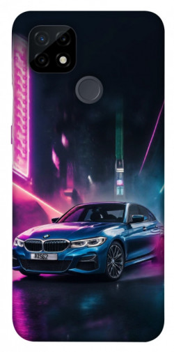 Чехол itsPrint Неоновое BMW для Realme C21