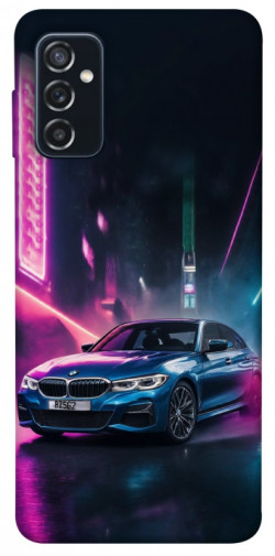 Чехол itsPrint Неоновое BMW для Samsung Galaxy M52