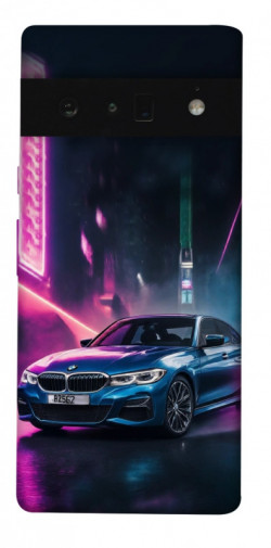 Чехол itsPrint Неоновое BMW для Google Pixel 6 Pro