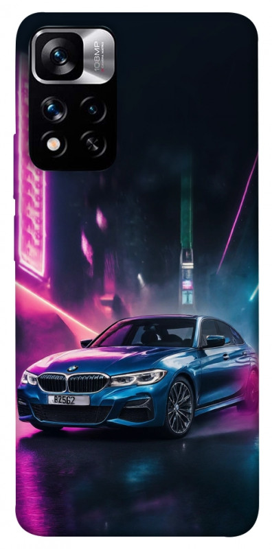 Чехол itsPrint Неоновое BMW для Xiaomi Poco M4 Pro 5G, авто, купить оптом с доставкой