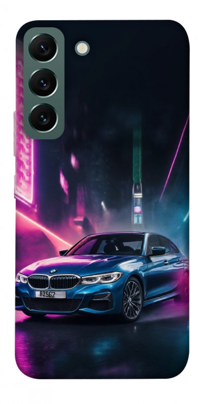 Чехол itsPrint Неоновое BMW для Samsung Galaxy S22, авто, купить оптом с доставкой