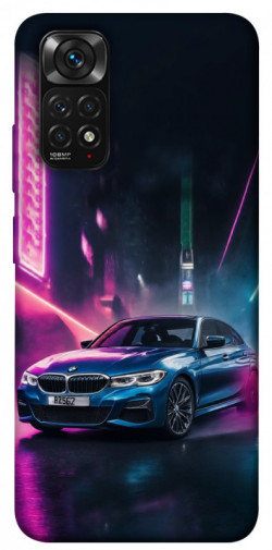 Чехол itsPrint Неоновое BMW для Xiaomi Redmi Note 11 (Global) / Note 11S