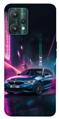 Чехол itsPrint Неоновое BMW для Realme 9 Pro