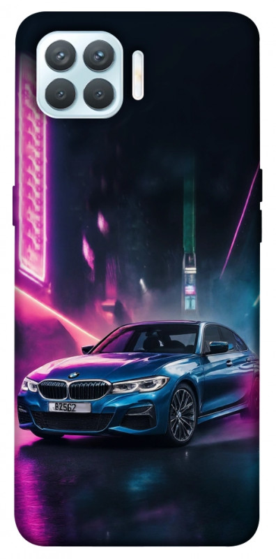 Чехол itsPrint Неоновое BMW для Oppo F17 Pro, авто, купить оптом с доставкой