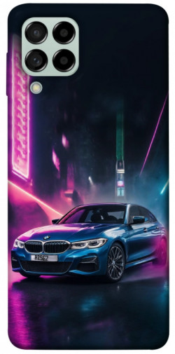 Чехол itsPrint Неоновое BMW для Samsung Galaxy M53 5G