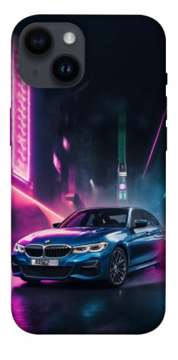 Чохол itsPrint Неонове BMW для Apple iPhone 14 (6.1")