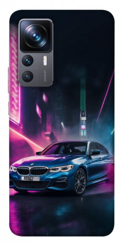Чехол itsPrint Неоновое BMW для Xiaomi 12T / 12T Pro