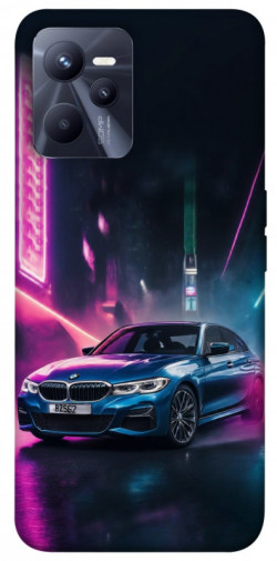 Чехол itsPrint Неоновое BMW для Realme C35