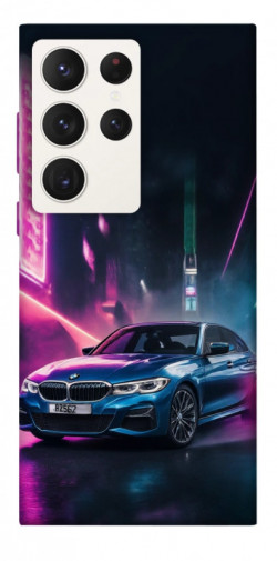 Чехол itsPrint Неоновое BMW для Samsung Galaxy S23 Ultra