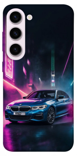 Чехол itsPrint Неоновое BMW для Samsung Galaxy S23+