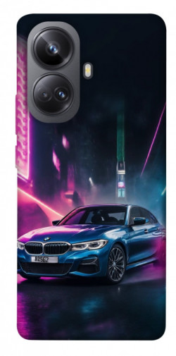 Чехол itsPrint Неоновое BMW для Realme 10 Pro+