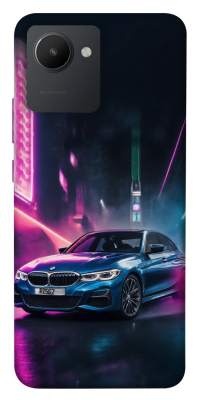 Чехол itsPrint Неоновое BMW для Realme C30s, авто, купить оптом с доставкой