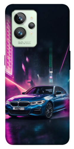Чехол itsPrint Неоновое BMW для Realme GT2