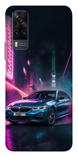 Чехол itsPrint Неоновое BMW для Vivo Y31