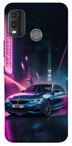Чехол itsPrint Неоновое BMW для Nokia G11 Plus