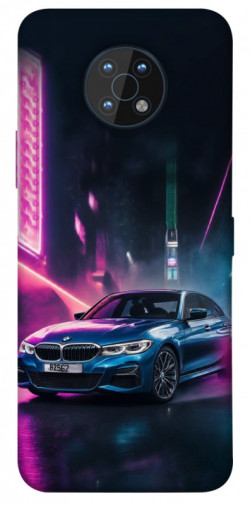 Чехол itsPrint Неоновое BMW для Nokia G50