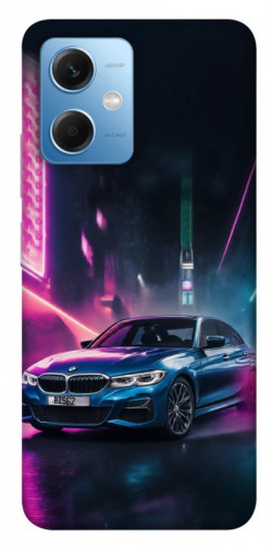 Чехол itsPrint Неоновое BMW для Xiaomi Poco X5 5G