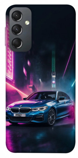 Чехол itsPrint Неоновое BMW для Samsung Galaxy A24 4G