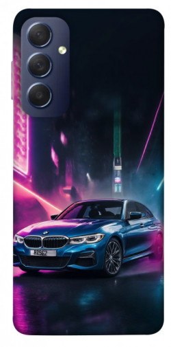 Чехол itsPrint Неоновое BMW для Samsung Galaxy M54 5G